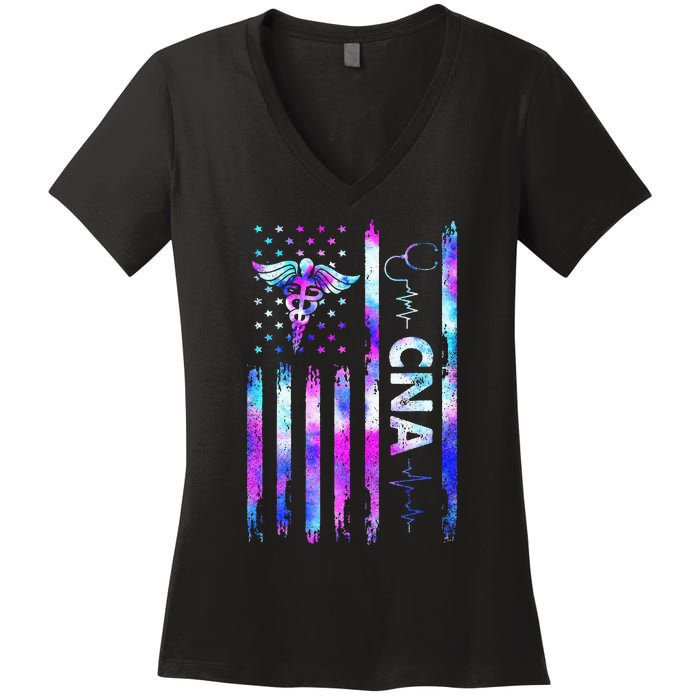 US Flag Constitution Of The USA Needs To Be Reread Women's V-Neck T-Shirt