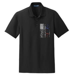 US FLAG CHAINSAW Lumberjack Logger Lumber Gift Dry Zone Grid Polo