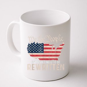 US Flag Constitution Of The USA Needs To Be Reread Coffee Mug