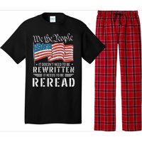 US Flag Constitution of the USA Needs To Be Reread Pajama Set