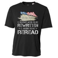 US Flag Constitution of the USA Needs To Be Reread Cooling Performance Crew T-Shirt