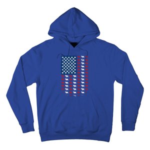 Us Flag Cow American Flag Usa 4th Of July Patriotic Gift Hoodie