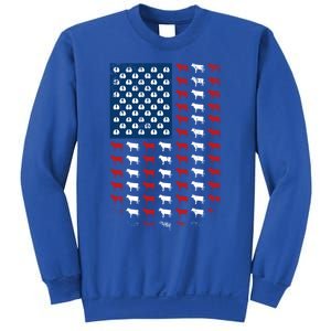 Us Flag Cow American Flag Usa 4th Of July Patriotic Gift Sweatshirt