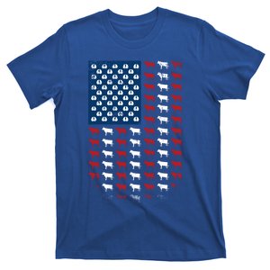 Us Flag Cow American Flag Usa 4th Of July Patriotic Gift T-Shirt