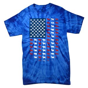 Us Flag Cow American Flag Usa 4th Of July Patriotic Gift Tie-Dye T-Shirt