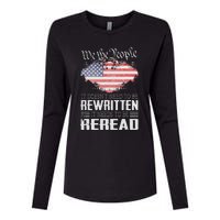 US Flag Constitution of the USA Needs To Be Reread Womens Cotton Relaxed Long Sleeve T-Shirt