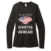 US Flag Constitution of the USA Needs To Be Reread Womens CVC Long Sleeve Shirt