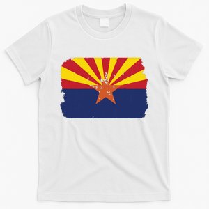 Us Flag Citizen America Distressed State Flag Arizona T-Shirt