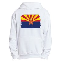 Us Flag Citizen America Distressed State Flag Arizona Urban Pullover Hoodie