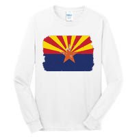 Us Flag Citizen America Distressed State Flag Arizona Tall Long Sleeve T-Shirt