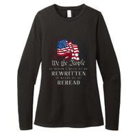 Us Flag Constitution Of The Usa Needs To Be Reread Womens CVC Long Sleeve Shirt