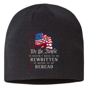 Us Flag Constitution Of The Usa Needs To Be Reread Sustainable Beanie