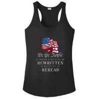 Us Flag Constitution Of The Usa Needs To Be Reread Ladies PosiCharge Competitor Racerback Tank