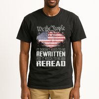 Us Flag Constitution Of The Usa Needs To Be Reread Tall T-Shirt