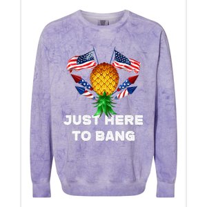 US Flag Constitution Of The USA Needs To Be Reread Colorblast Crewneck Sweatshirt