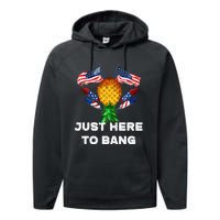 US Flag Constitution Of The USA Needs To Be Reread Performance Fleece Hoodie