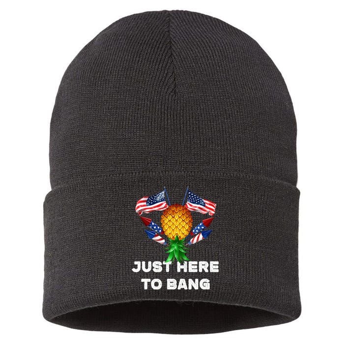 US Flag Constitution Of The USA Needs To Be Reread Sustainable Knit Beanie