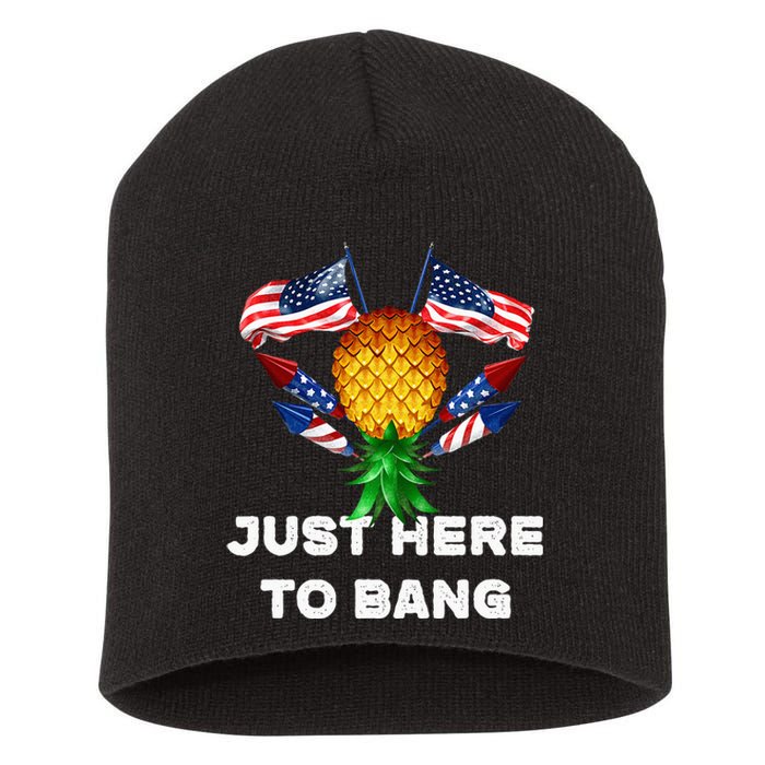 US Flag Constitution Of The USA Needs To Be Reread Short Acrylic Beanie