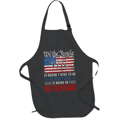 Us Flag Constitution Of The Usa Needs To Be Reread Apron
