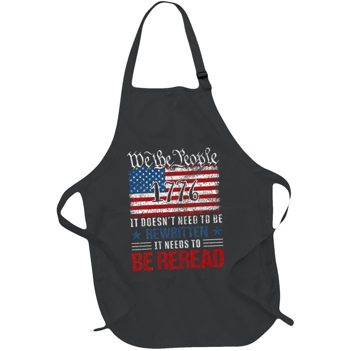 Us Flag Constitution Of The Usa Needs To Be Reread Apron
