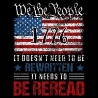 Us Flag Constitution Of The Usa Needs To Be Reread Impact Tech Backpack