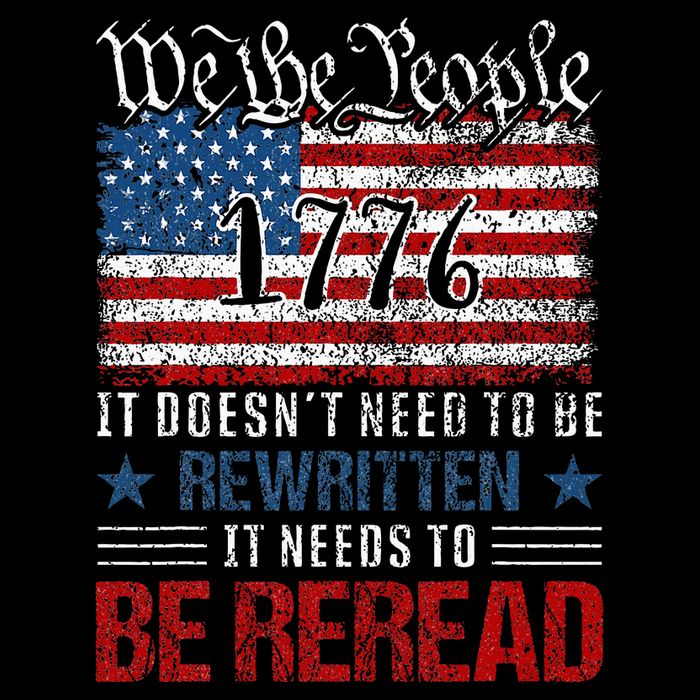 Us Flag Constitution Of The Usa Needs To Be Reread Impact Tech Backpack