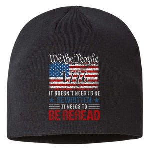 Us Flag Constitution Of The Usa Needs To Be Reread Sustainable Beanie