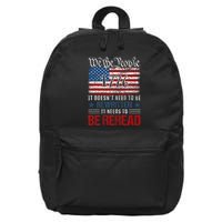 Us Flag Constitution Of The Usa Needs To Be Reread 16 in Basic Backpack