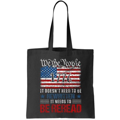 Us Flag Constitution Of The Usa Needs To Be Reread Bag
