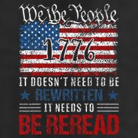 Us Flag Constitution Of The Usa Needs To Be Reread Golf Towel