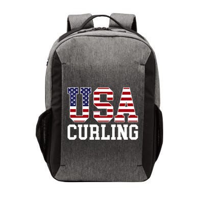 Usa Flag Curler American Curling Gift Vector Backpack