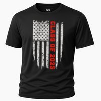 Us Flag Class Of 2025 Grow With Me Gift Cooling Performance Crew T-Shirt