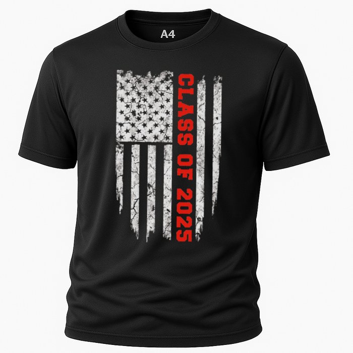Us Flag Class Of 2025 Grow With Me Gift Cooling Performance Crew T-Shirt
