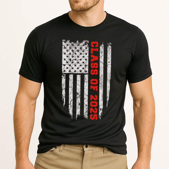 Us Flag Class Of 2025 Grow With Me Gift Cooling Performance Crew T-Shirt