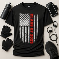 Us Flag Class Of 2025 Grow With Me Gift Cooling Performance Crew T-Shirt