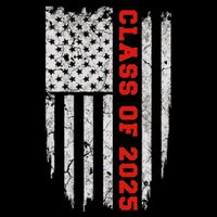 Us Flag Class Of 2025 Grow With Me Gift 16 in Basic Backpack