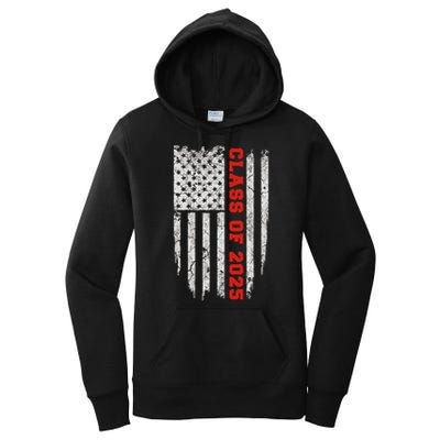 Us Flag Class Of 2025 Grow With Me Gift Women's Pullover Hoodie
