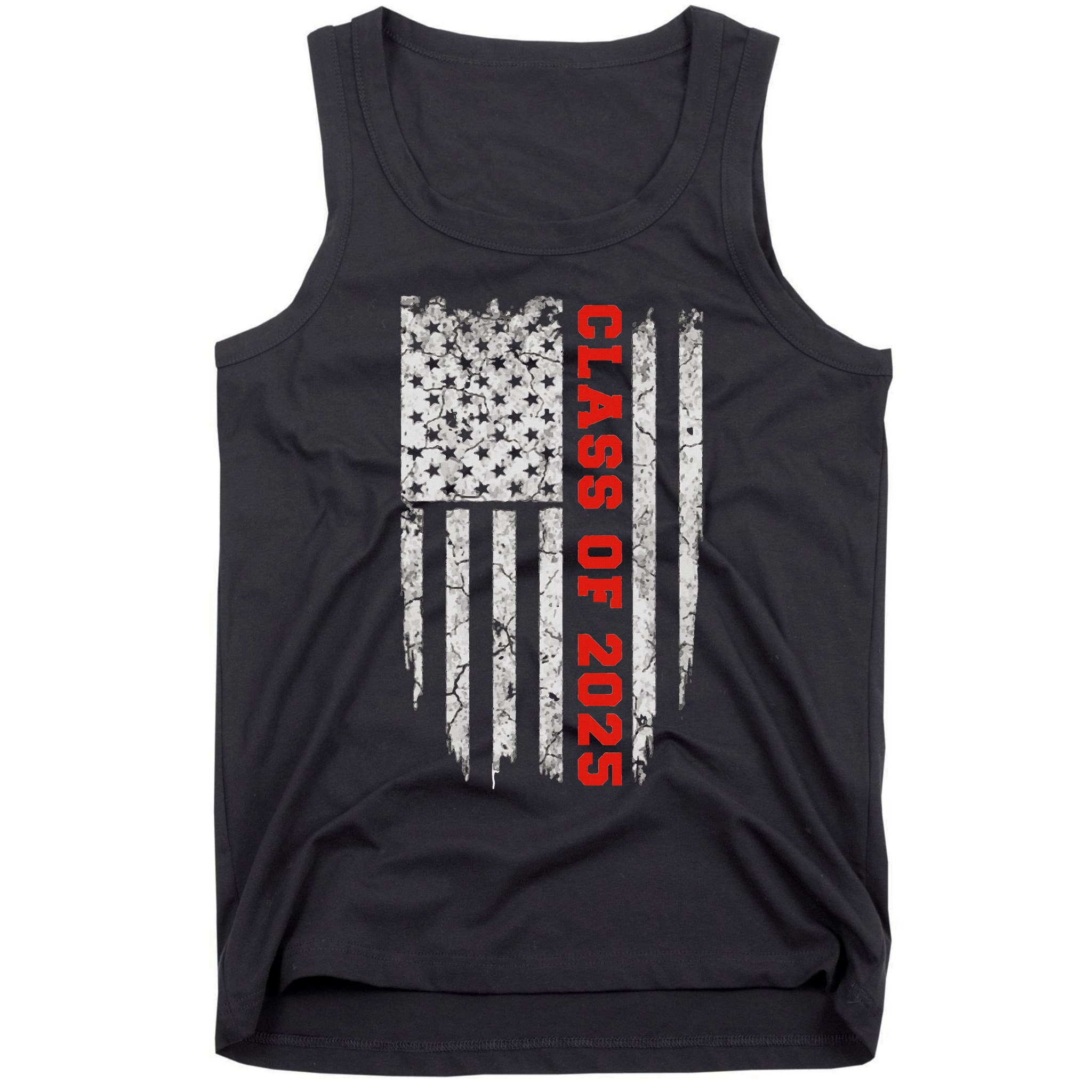 Us Flag Class Of 2025 Grow With Me Gift Tank Top