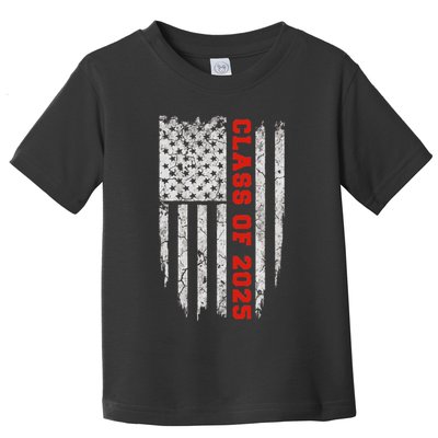 Us Flag Class Of 2025 Grow With Me Gift Toddler T-Shirt