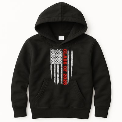 Us Flag Class Of 2025 Grow With Me Gift Kids Hoodie