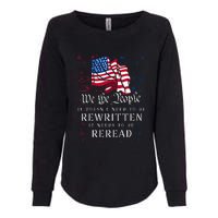 US Flag Constitution Of The USA Needs To Be Reread Womens California Wash Sweatshirt