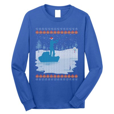 Ugly Fishing Christmas Bass Fish Merry Fishmas Gift Long Sleeve Shirt