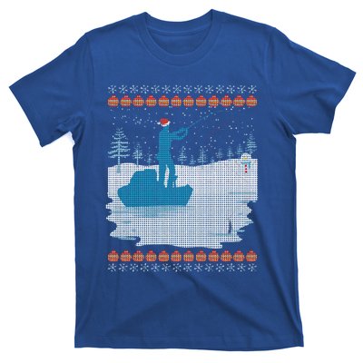 Ugly Fishing Christmas Bass Fish Merry Fishmas Gift T-Shirt