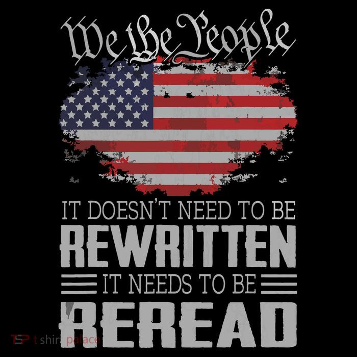 US Flag Constitution Of The USA Needs To Be Reread 7-Panel Snapback Hat