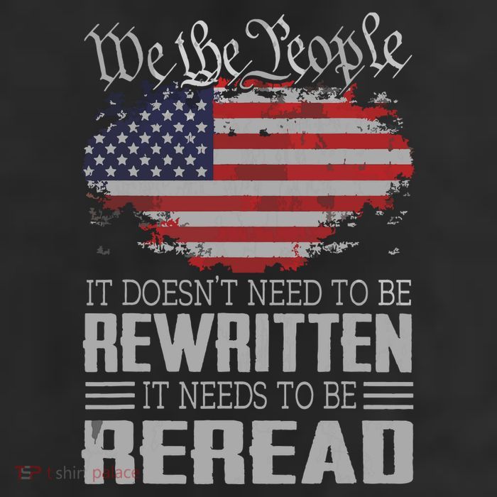 US Flag Constitution Of The USA Needs To Be Reread 11oz C Handle Ceramic Mug