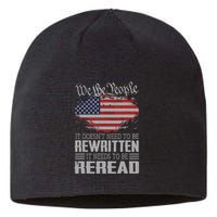 US Flag Constitution Of The USA Needs To Be Reread Sustainable Beanie