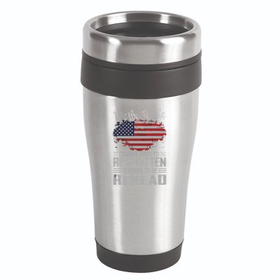 US Flag Constitution Of The USA Needs To Be Reread 16oz Travel Tumbler