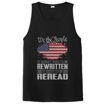 US Flag Constitution Of The USA Needs To Be Reread PosiCharge Competitor Tank