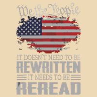 US Flag Constitution Of The USA Needs To Be Reread Bag