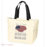 US Flag Constitution Of The USA Needs To Be Reread Zip Tote Bag